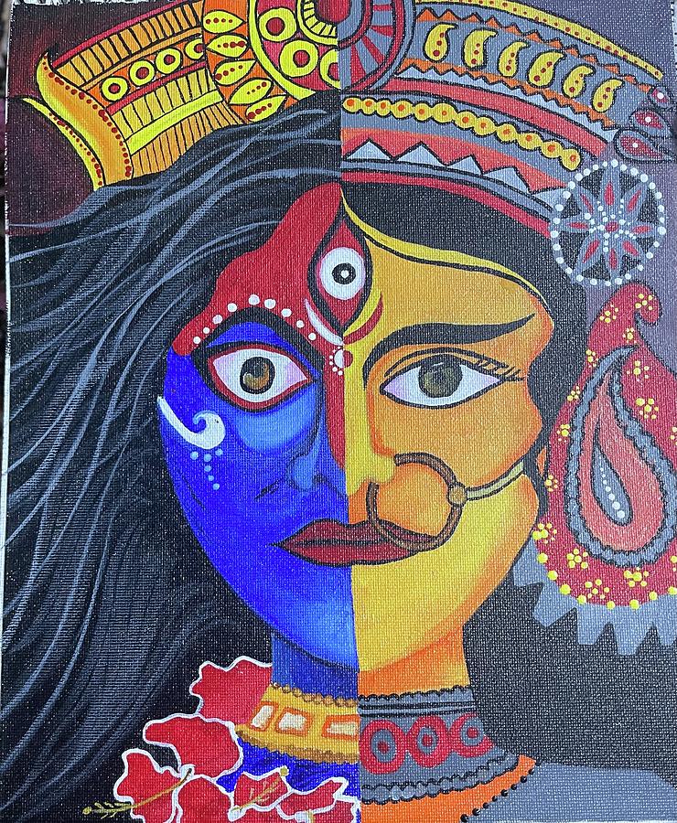 Maa Kali #1 Painting by Anupama Mandal - Pixels