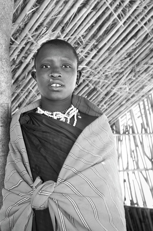 Maasai school teacher Photograph by John Hutchins - Fine Art America