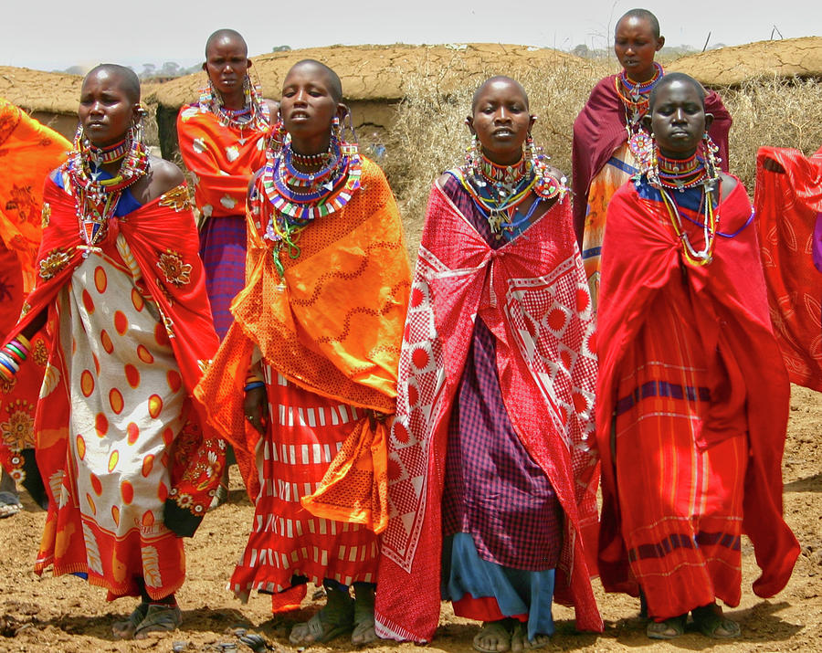 Maasai Women Photograph by Gene Taylor