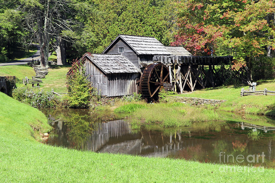 Mabry Mill Blue Ridge Parkway 0263 Photograph by Jack Schultz