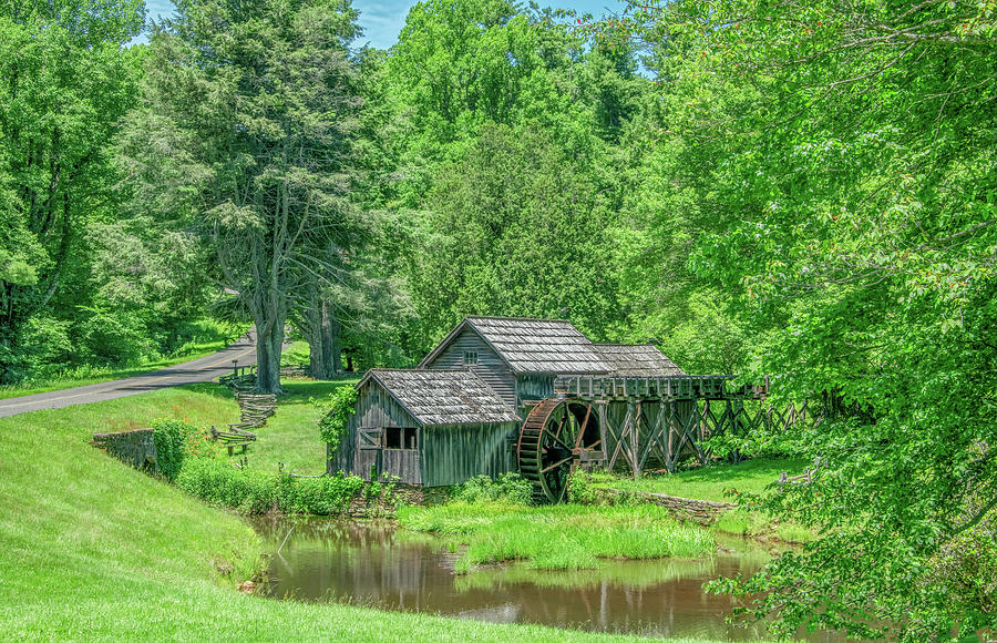 Mabry Mill in Summer, Virginia Photograph by Marcy Wielfaert
