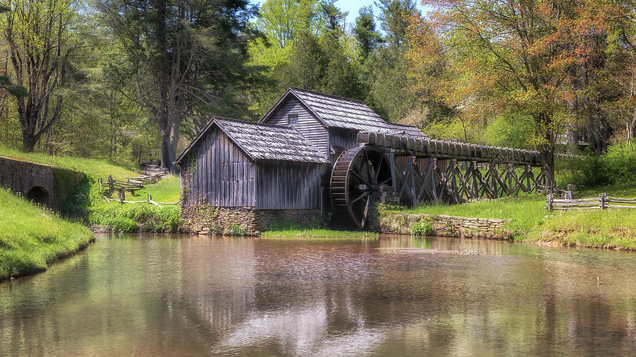 Mabry Mill in the Blue Ridge Mountains Photograph by Susan Rissi Tregoning