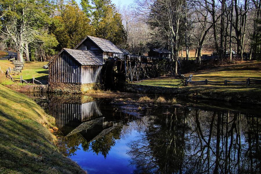 Mabry Mill - Late Winter Photograph by Deb Beausoleil