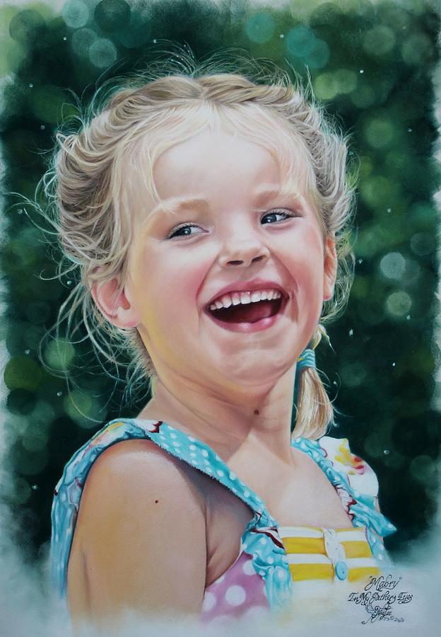Mabry the Picture of Grace Pastel by Tess Lee Miller