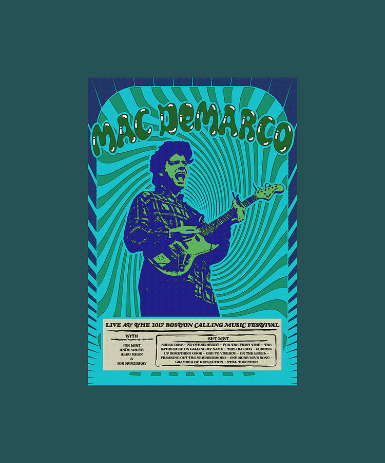 Mac DeMarco Psychedelic Poster cool Painting by Lindsay Owen - Fine Art ...