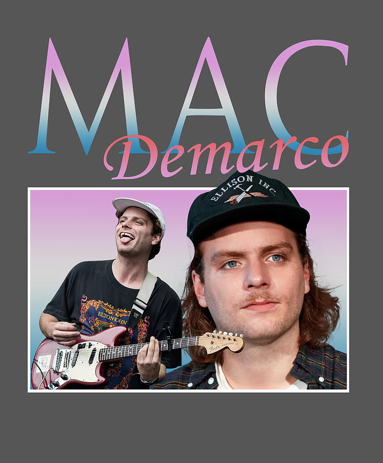 Mac Demarco Retro Digital Art by Hannah Gill - Fine Art America