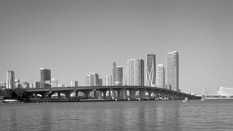 Macarthur Causeway Miami Photograph