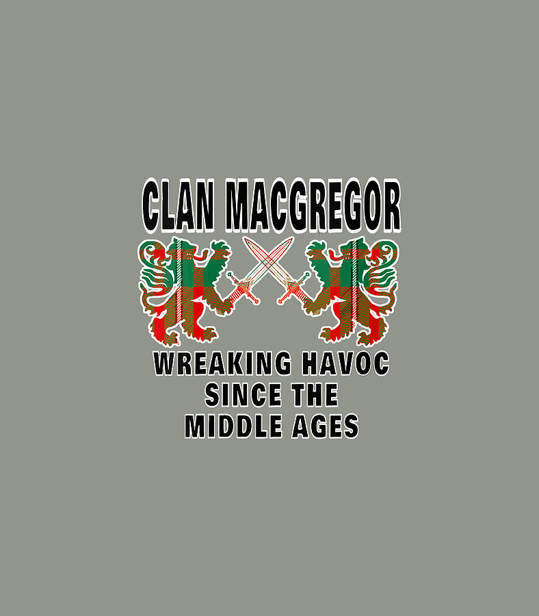 Macgregor Scottish Tartan Scotland Family Clan Name Digital Art by ...