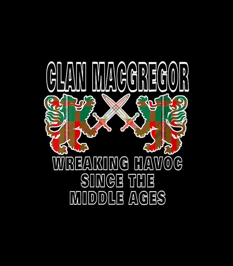 Macgregor Scottish Tartan Scotland Family Clan Name Digital Art by Quynh Vo