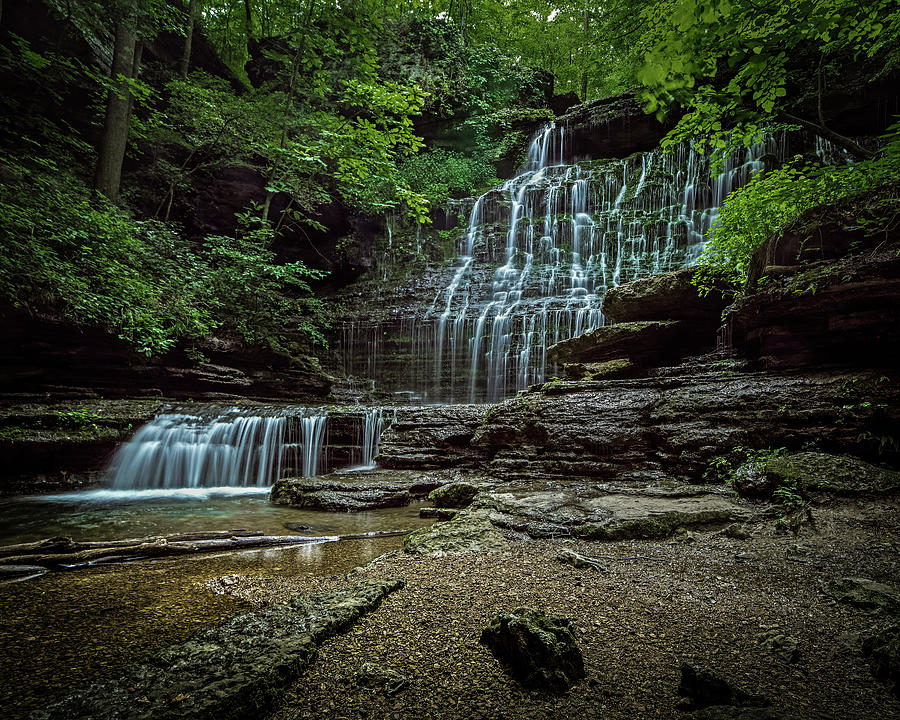 Machine Falls - Color Photograph by Mike Schaffner