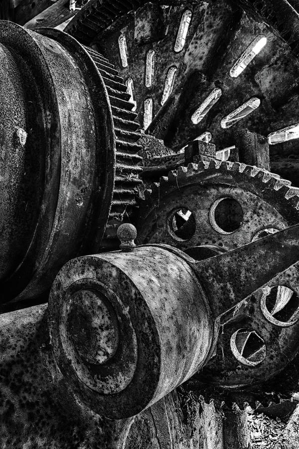 Machinery Photograph by Jeff Sinon