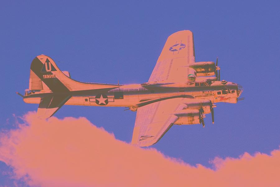 Machinescape Warbird B 17 Flying Fortress Flatten B10i Digital Art By