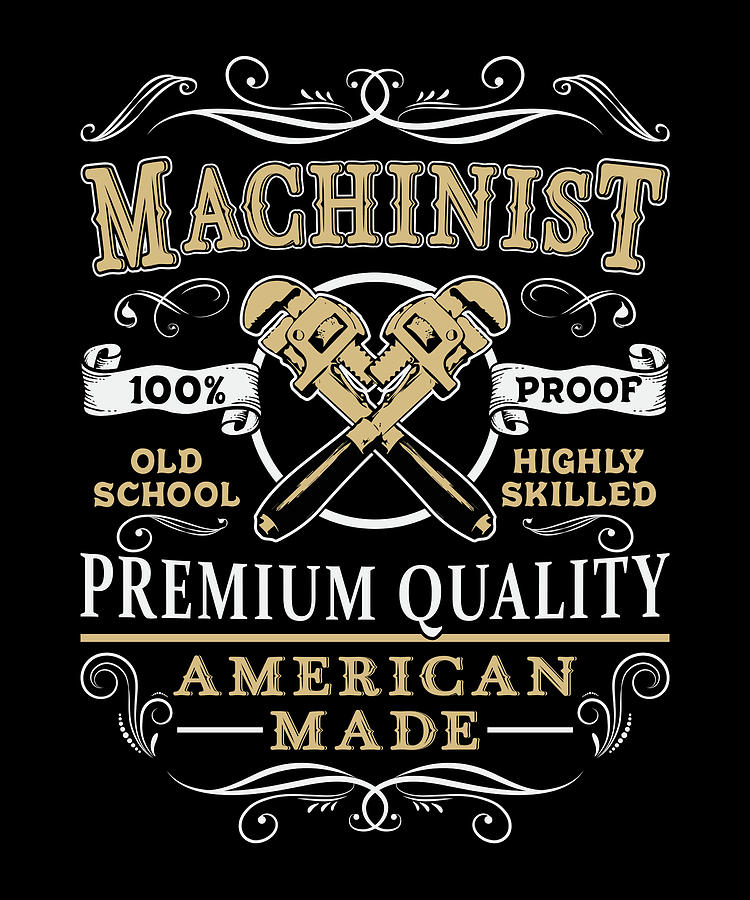 Machinist Mechanic CNC Machinist Machine Gift Idea Digital Art by ...