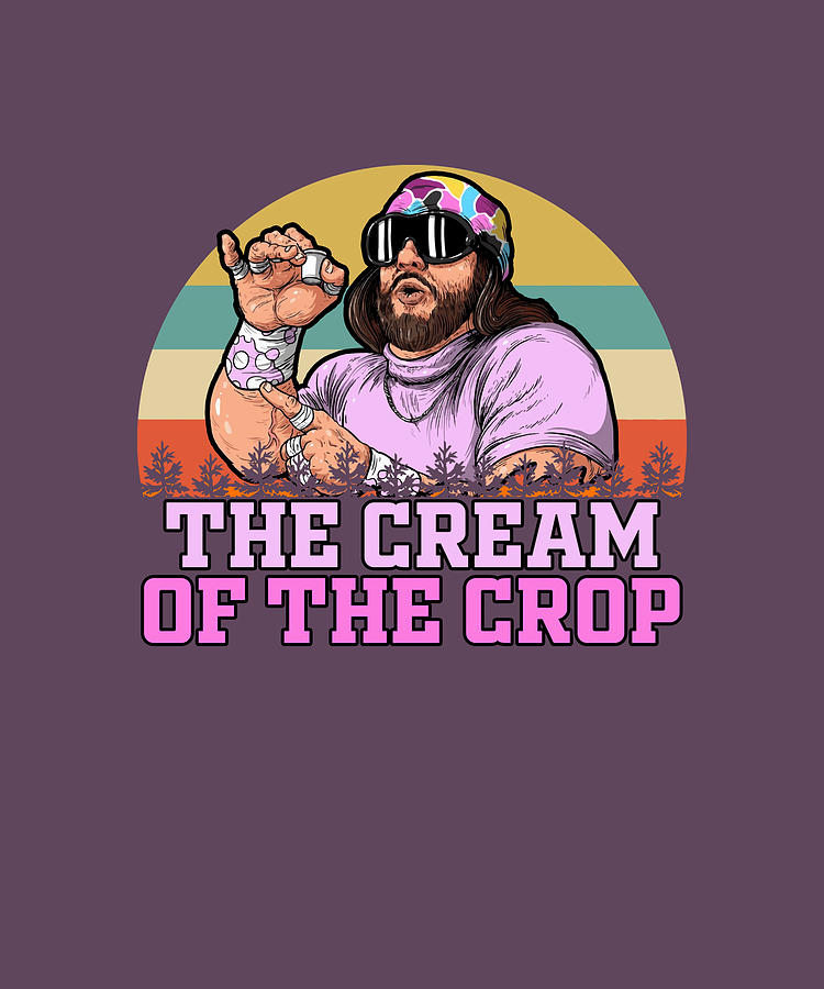 Macho Man The Cream Of The funny red Painting by Candice Russell | Pixels