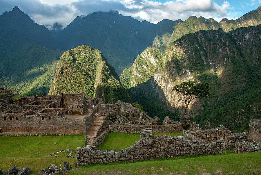 Machu Picchu Mountains Photograph by Karen Smale