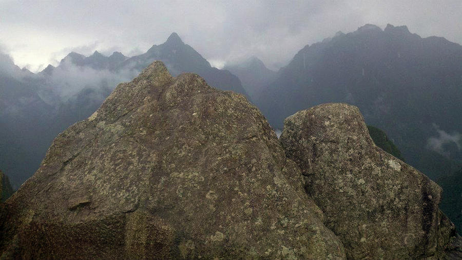 Machu Picchu Stone Mountain Alignment Photograph by Trevor Grassi