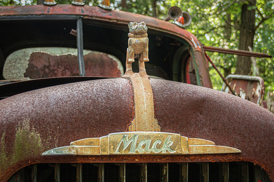 Mack Truck Front View Photograph by Kristia Adams