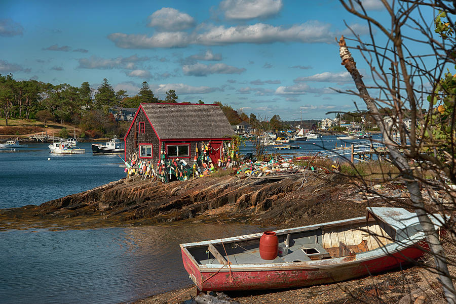 Mackerel Cove, Bailey Island, Maine  Photograph by Joann Vitali