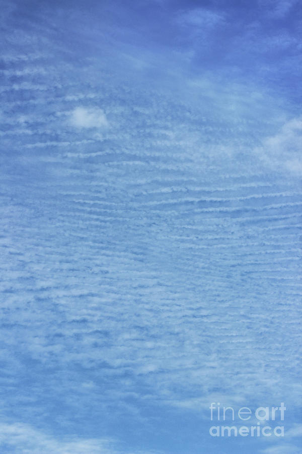 Mackerel Sky Photograph by Karen Adams