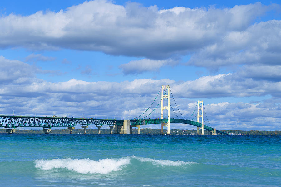 Mackinac Bridge Photograph by Douglas Allen Mackinac Bridge Photograph by Douglas Allen