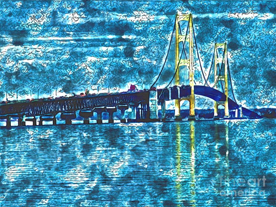 Mackinac Bridge Photograph by Marie Debs - Fine Art America