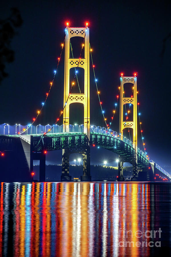 Mackinac Bridge Michigan -8610 Photograph by Norris Seward