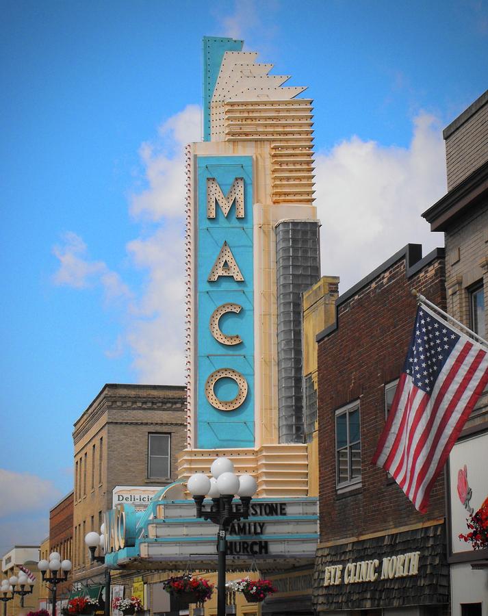 Maco Movie Theater, Virginia, MN Photograph by Tom Zugschwert - Fine