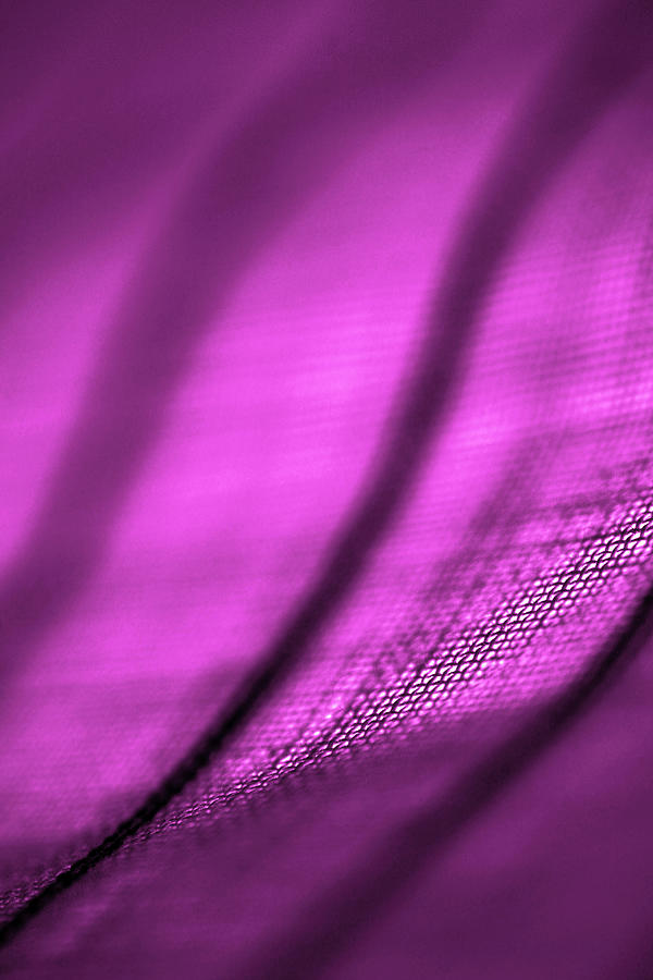 Macro Photography Of A Curtain Covering A Window Photograph
