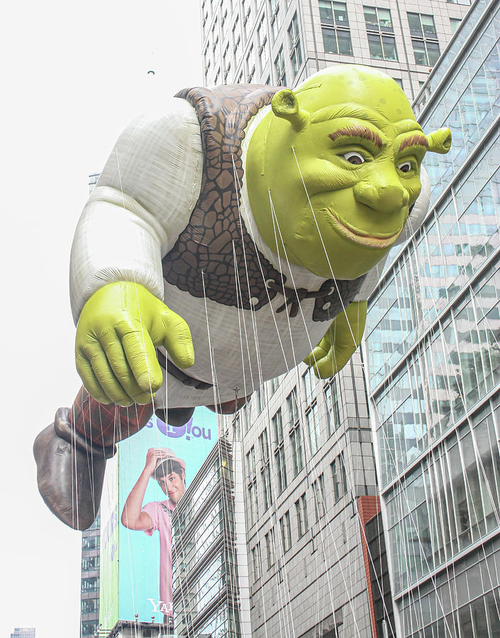 Macys Parade Shrek Balloon Photograph
