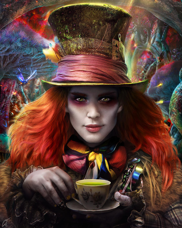 Tea Digital Art - Mad As a Hatter by Omri Koresh