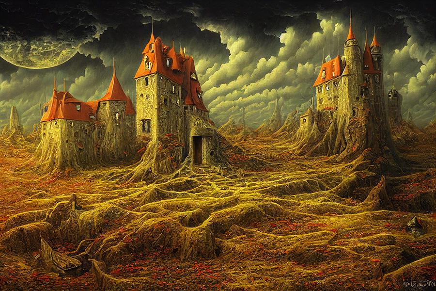 Mad Castle Digital Art by Gnu Attitude - Fine Art America