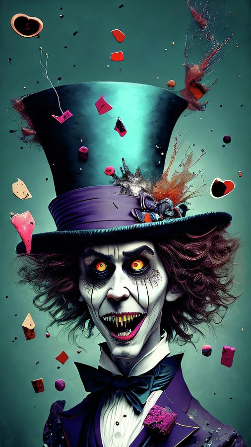 Mad Hatter Digital Art by Tricky Woo - Fine Art America