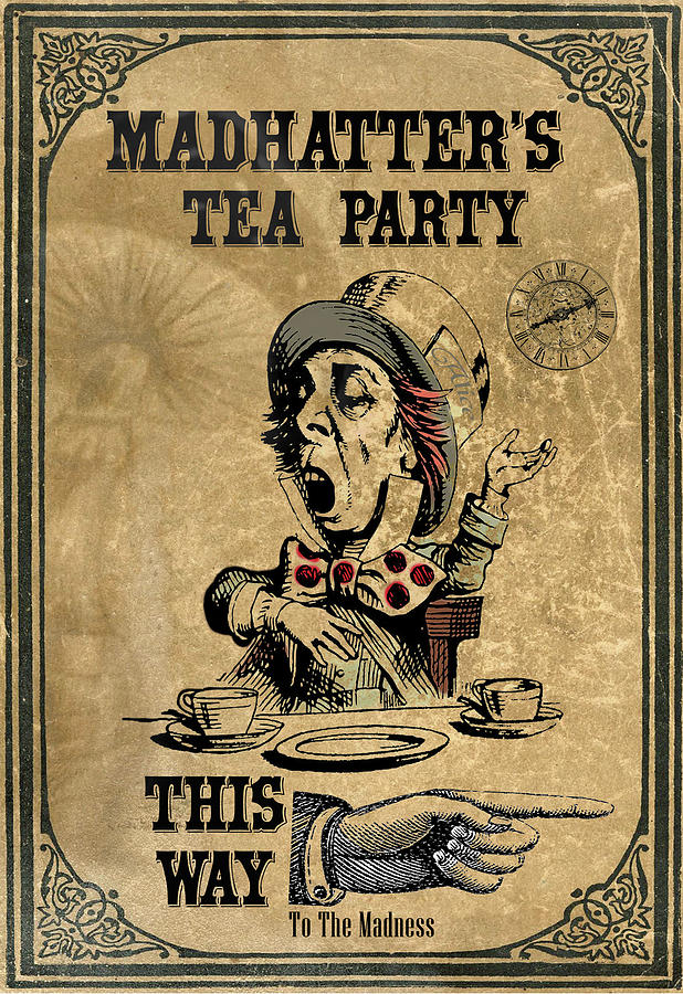 Mad Hatters Tea Party Digital Art By Greg Sharpe Pixels