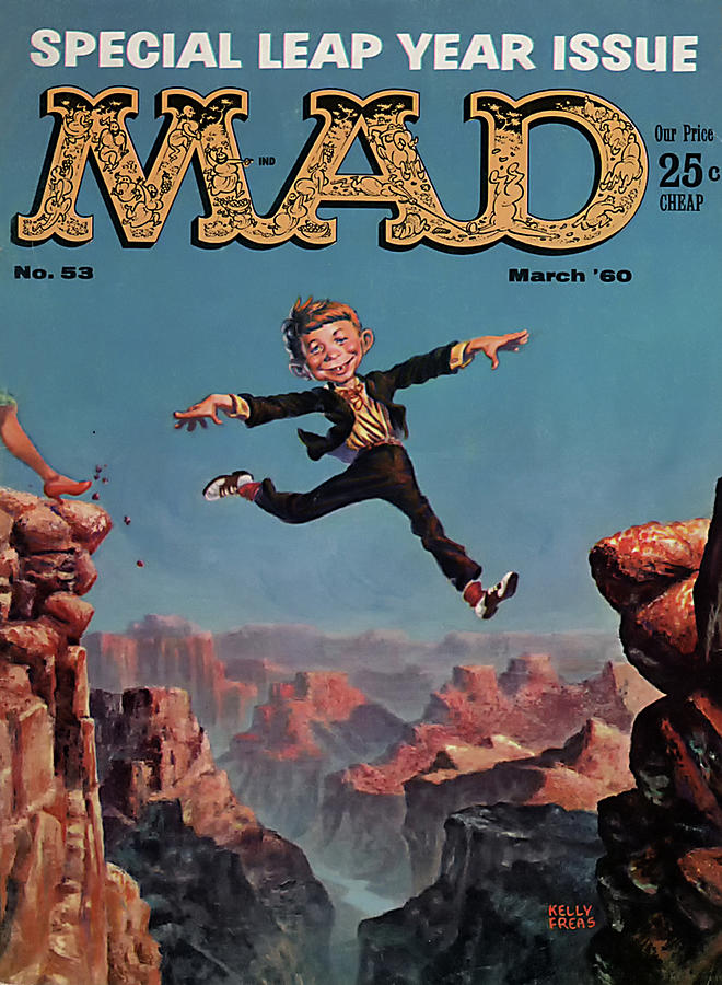 Mad Magazine Mar. 1960 Cover Photograph by Bill Cain