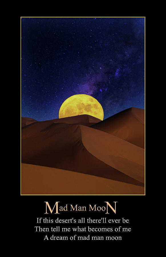 Mad Man Moon Digital Art by John Haldane