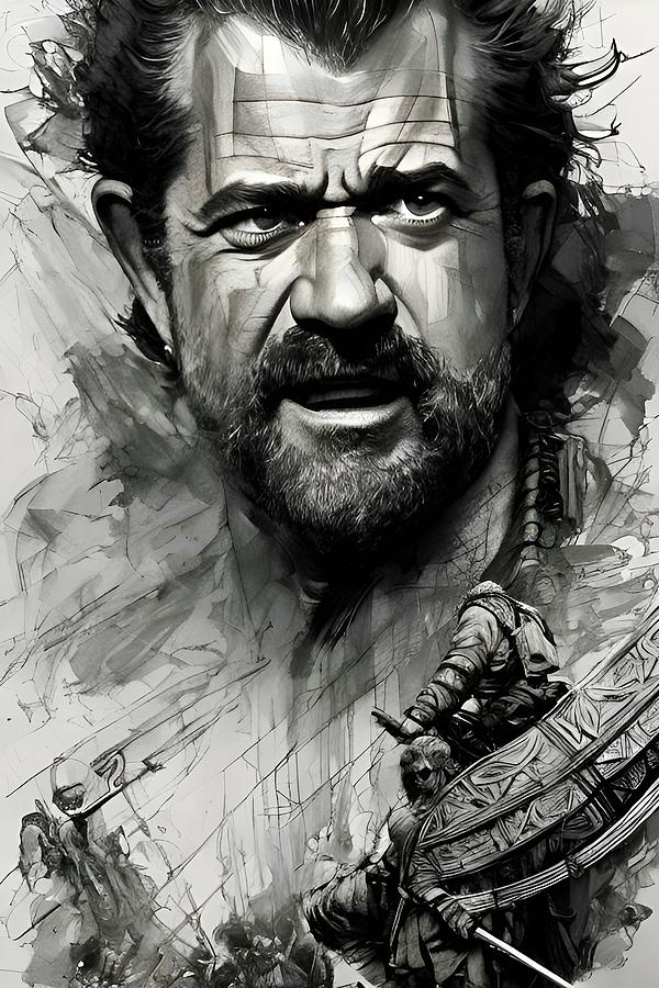 MAD MAX - Mel Gibson Digital Art by Fred Larucci