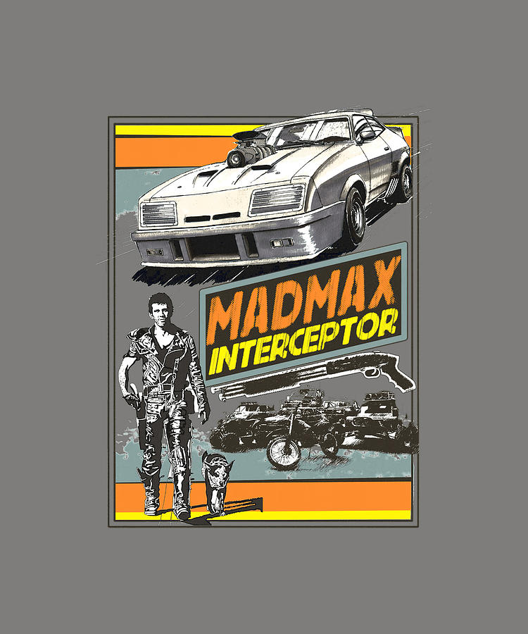 Mad Max V8 Interceptor Painting by Darren Edwards