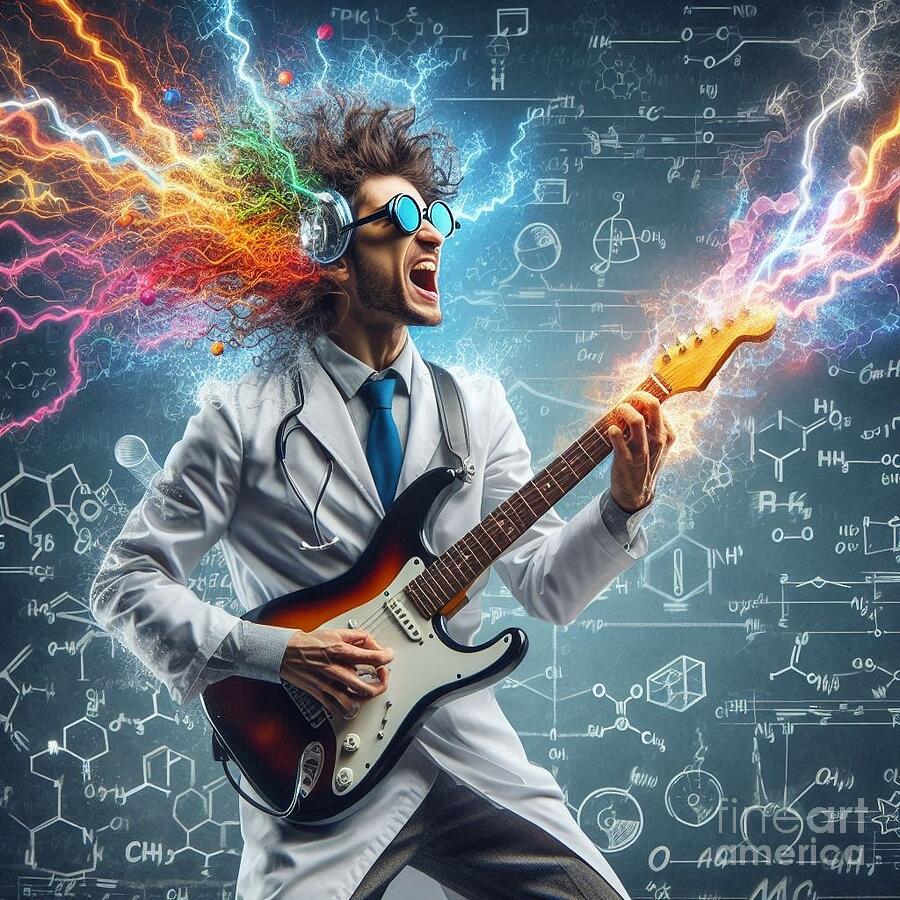 Mad Scientist Music #3 Digital Art by Steve Mitchell Mad Scientist Music #3 Digital Art by Steve Mitchell