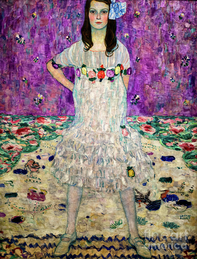 Mada Primavesi by Gustav Klimt Painting by Gustav Klimt
