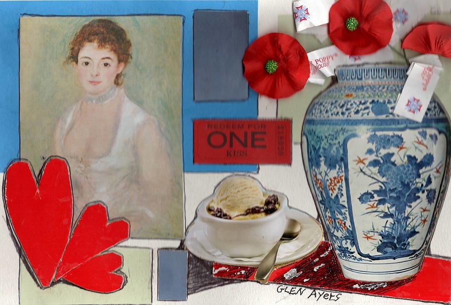 Madam Henroit Renoir Mixed Media by Glen Ayers