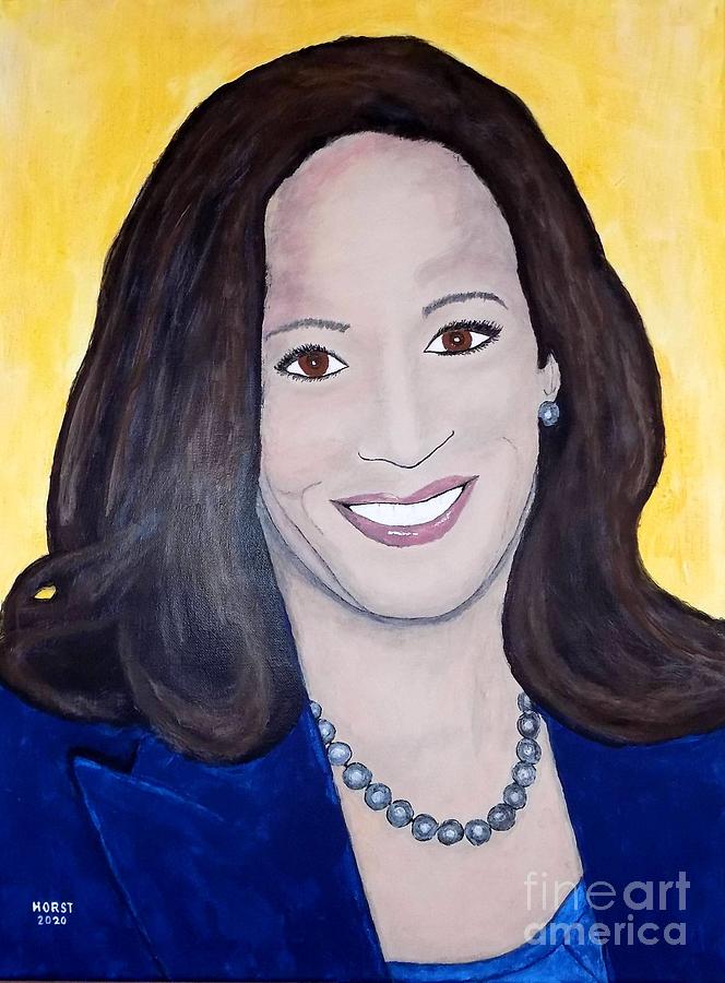 Madam Vice President - Kamala Harris Painting by David Horst | Fine Art ...