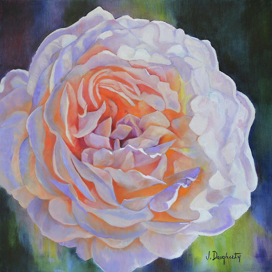Madame DuBarry - Rose Painting by Jacqueline L Daugherty