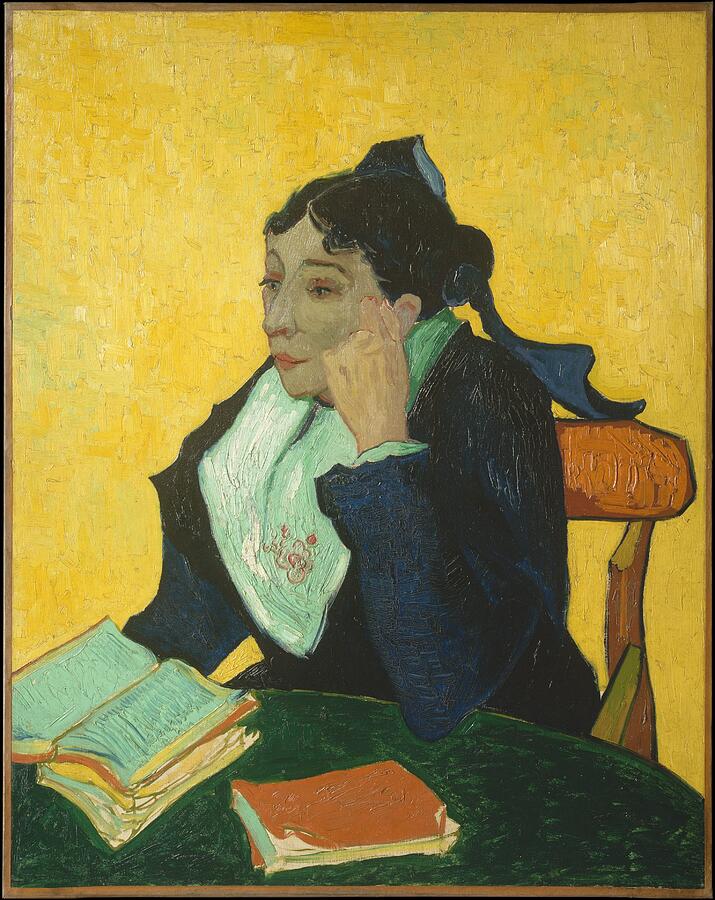 Vincent Van Gogh Drawing - Madame Joseph Michel Ginoux  by Abdelmoula Taia