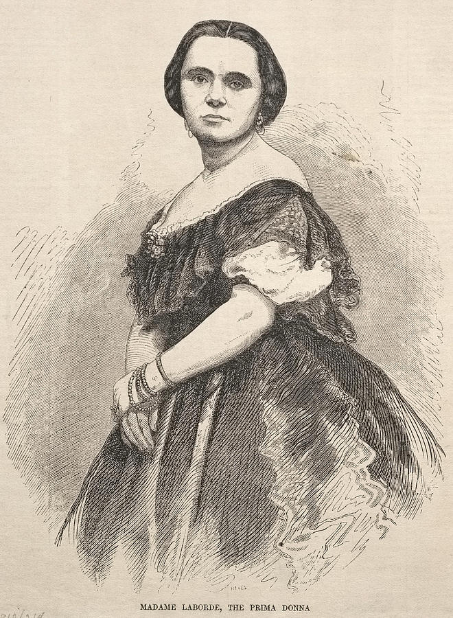 Madame Laborde, the Prima Donna Drawing by Winslow Homer