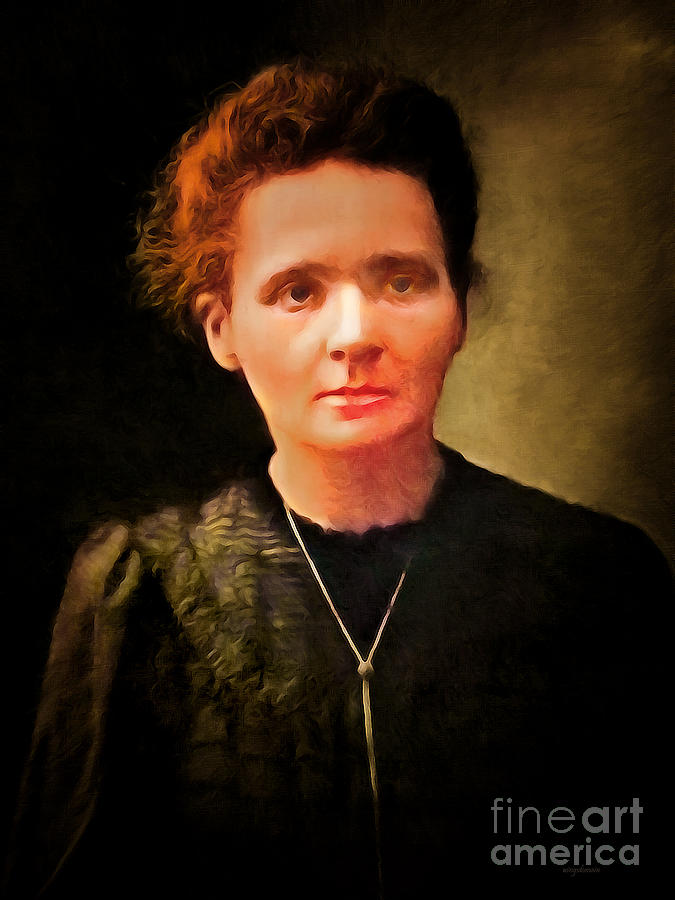 Madame Marie Curie 20220512b Mixed Media by Wingsdomain Art and Photography