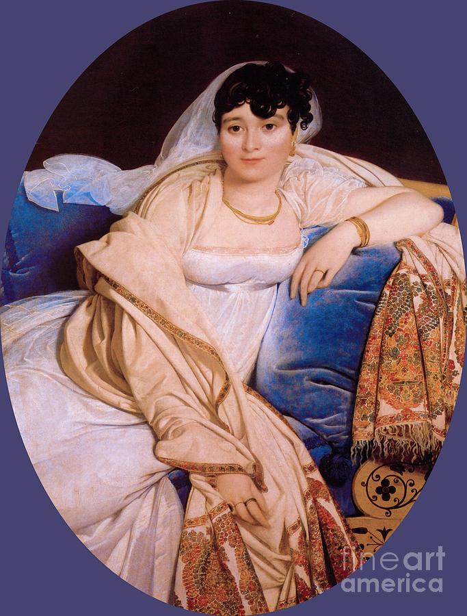 Madame Riviere Painting by Jean-Auguste-Dominique Ingres