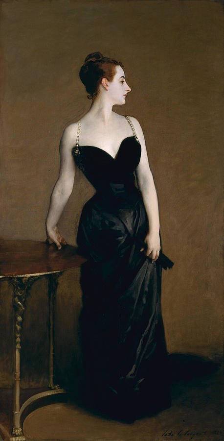 Madame X -Madame Pierre Gautreau-. Painting by John Singer Sargent