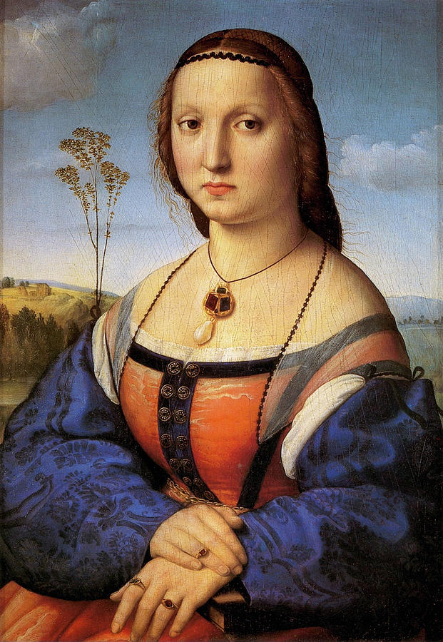 Raphael Painting - Maddelena by Raphael