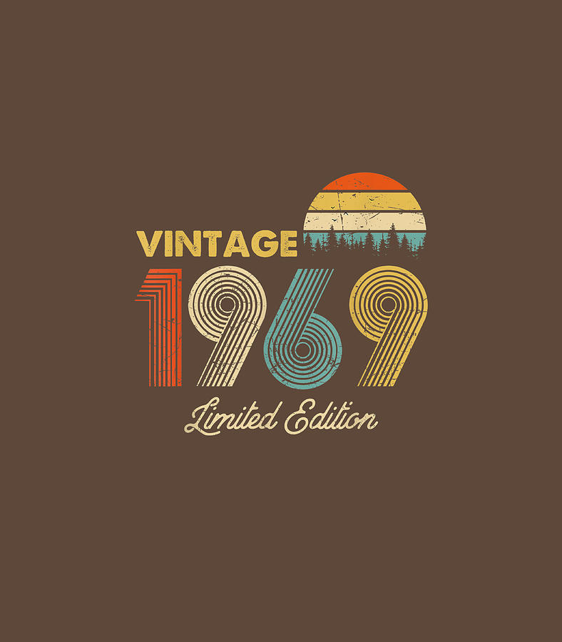 Made in 1969 Vintage 1969 50th Birthday Digital Art by Andreas Nell ...