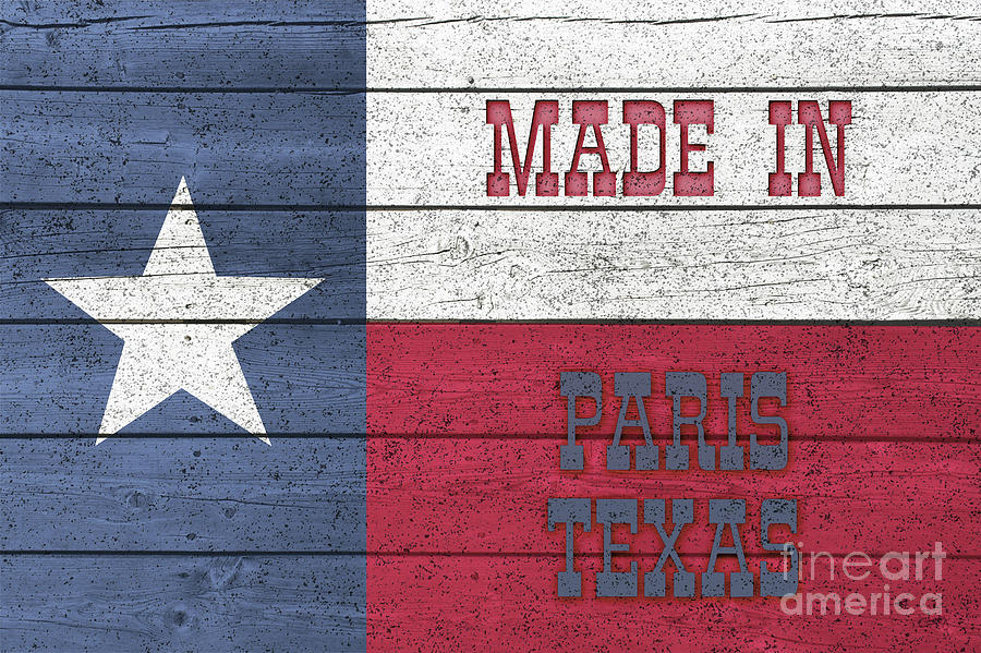 Made In Paris Texas Digital Art by Imagery by Charly